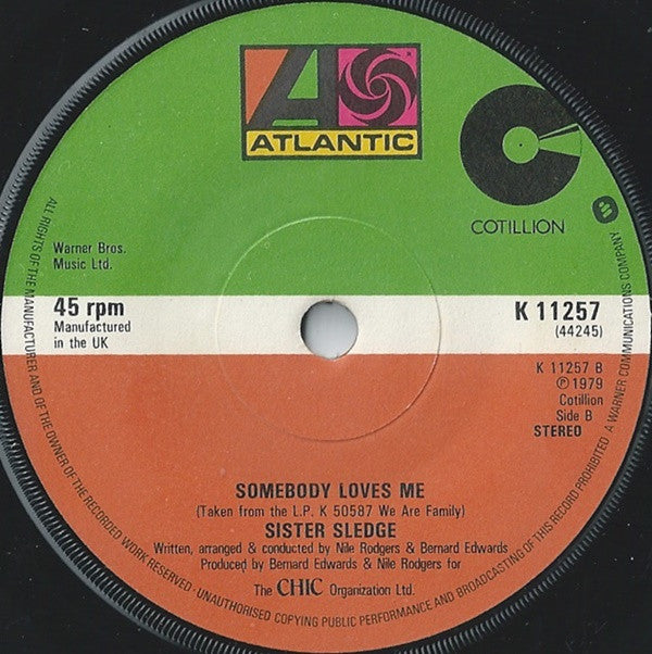 Sister Sledge : He's The Greatest Dancer (7", Single, Dam)