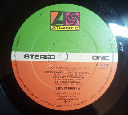 Led Zeppelin : Untitled (LP, Album, RE)