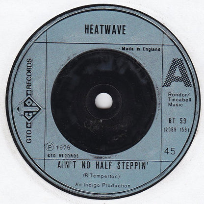 Heatwave : Ain't No Half Steppin' (7", Single)