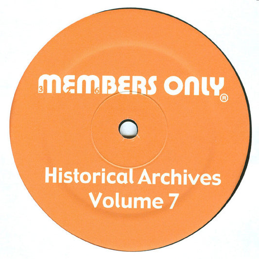 Various : Historical Archives Volume 7 (12", Unofficial)