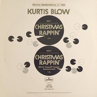 Kurtis Blow : Christmas Rappin' (12", Promo)