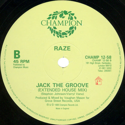 Raze : Caught U Cheatin' (12")