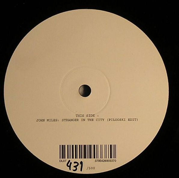 John Miles : Stranger In The City (Pilooski Edit) (10", S/Sided, Ltd, Unofficial)
