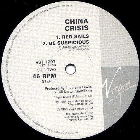 China Crisis : African And White (The Steve Proctor Remix) (12", Single)