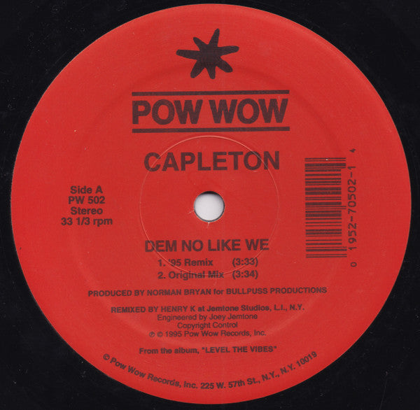 Capleton : Dem No Like We (12")