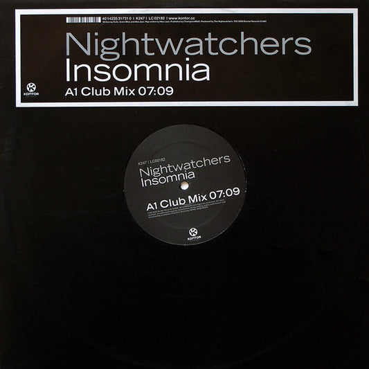 Nightwatchers : Insomnia (12", S/Sided)