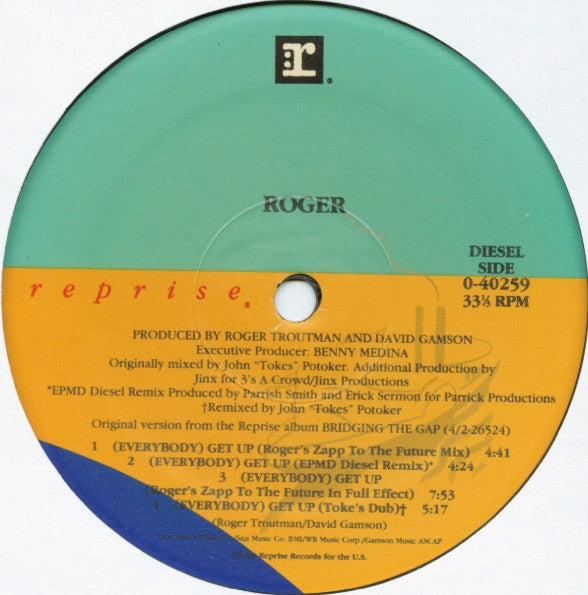 Roger Troutman : (Everybody) Get Up (12", Maxi)