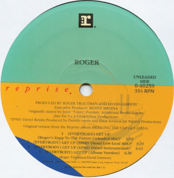 Roger Troutman : (Everybody) Get Up (12", Maxi)