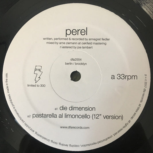 Perel : Die Dimension (12", Ltd)