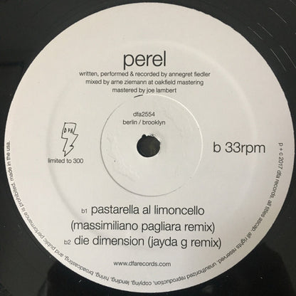 Perel : Die Dimension (12", Ltd)