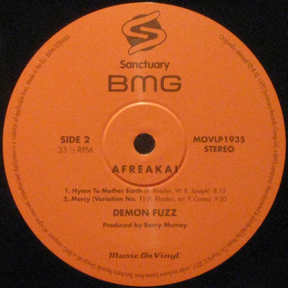 Demon Fuzz : Afreaka! (LP, Album, RE, RM, 180)