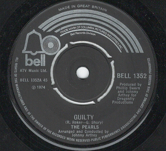 The Pearls : Guilty (7")
