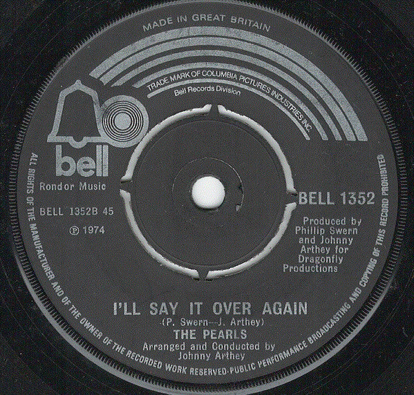 The Pearls : Guilty (7")