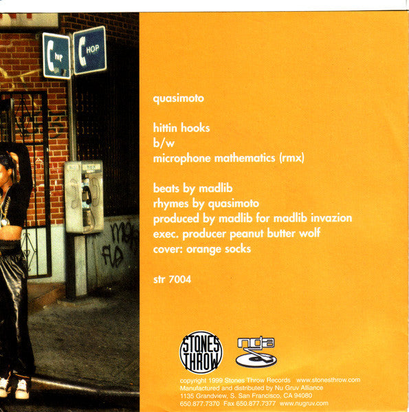 Quasimoto : Hittin' Hooks (7")