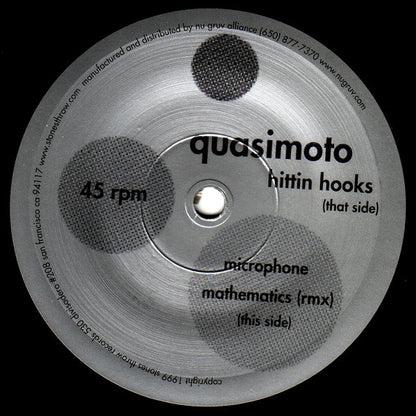 Quasimoto : Hittin' Hooks (7")