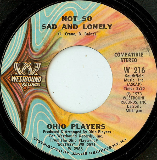 Ohio Players : Ecstasy (7", Styrene)