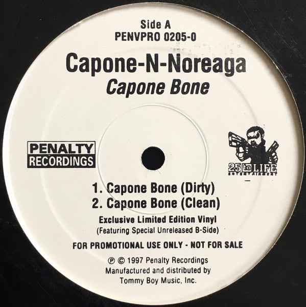 Capone -N- Noreaga : Capone Bone / Calm Down (12", Promo)