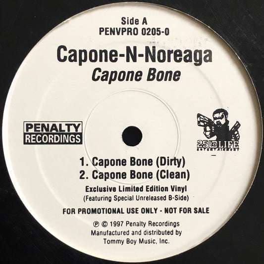 Capone -N- Noreaga : Capone Bone / Calm Down (12", Promo)