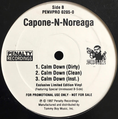 Capone -N- Noreaga : Capone Bone / Calm Down (12", Promo)