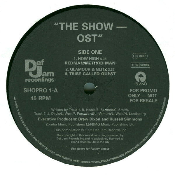 Various : The Show - OST (2x12", Promo, Smplr)