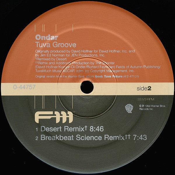Kongar-Ool Ondar : Tuva Groove (12")