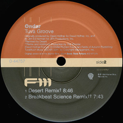 Kongar-Ool Ondar : Tuva Groove (12")