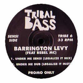 Barrington Levy : Under Me Sensi (12", Promo)