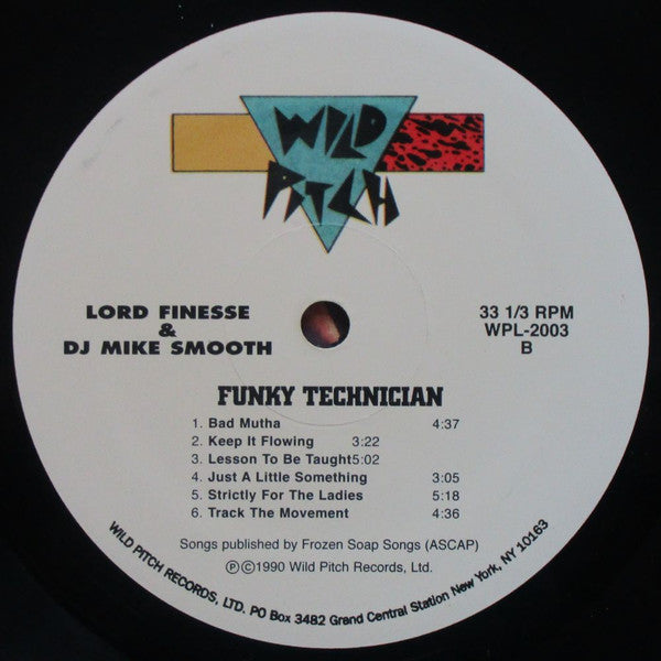 Lord Finesse & DJ Mike Smooth : Funky Technician (LP, Album, RE)