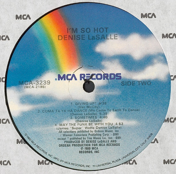 Denise LaSalle : I'm So Hot (LP, Album)