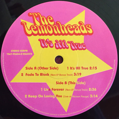 The Lemonheads : It's All True (10", EP)