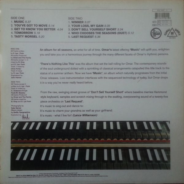Omar : Music (LP, Album)