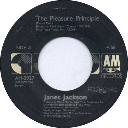Janet Jackson : The Pleasure Principle (7", Single, Styrene, Car)