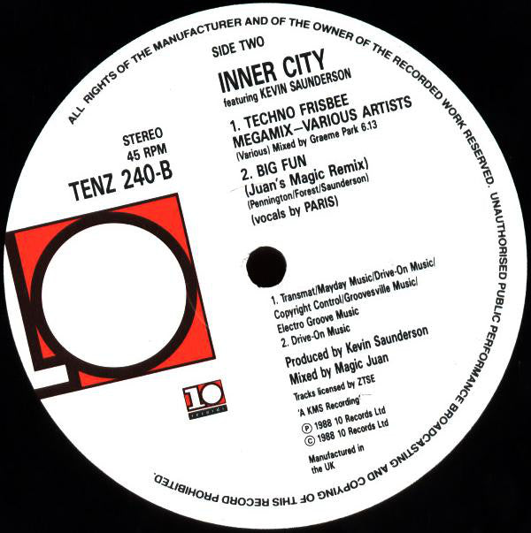 Inner City : Big Fun (LA Big Big Fun Remix) (12")