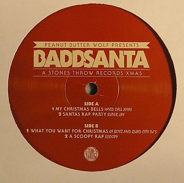 Peanut Butter Wolf : Badd Santa (A Stones Throw Records Xmas) (12", EP)