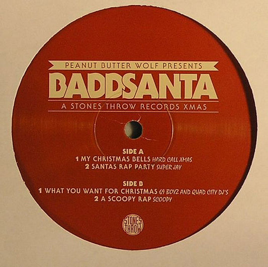 Peanut Butter Wolf : Badd Santa (A Stones Throw Records Xmas) (12", EP)