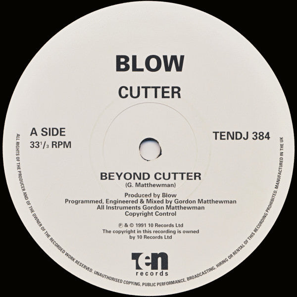 Blow : Cutter (12", Promo)