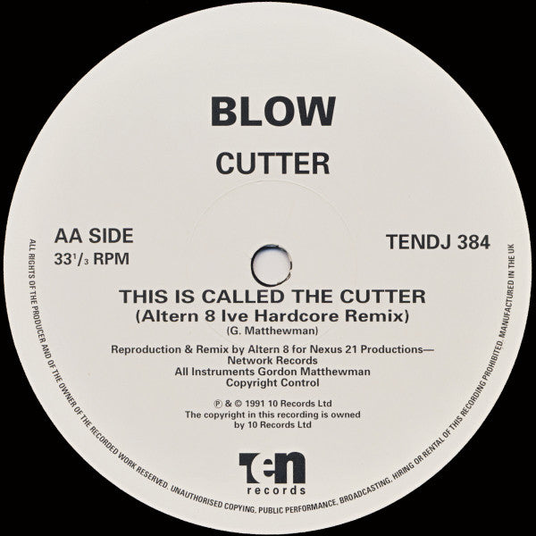 Blow : Cutter (12", Promo)