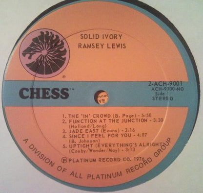 Ramsey Lewis : Solid Ivory: His Greatest Hits (2xLP, Comp)