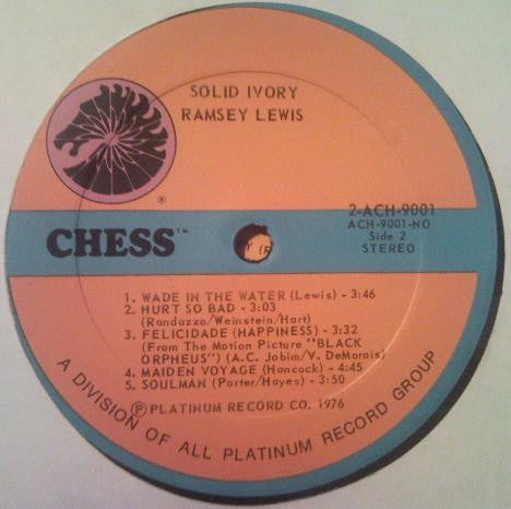 Ramsey Lewis : Solid Ivory: His Greatest Hits (2xLP, Comp)