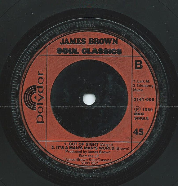 James Brown : Papa's Got A Brand New Bag / Out Of Sight / It's A Man's Man's Man's World (7", Maxi)
