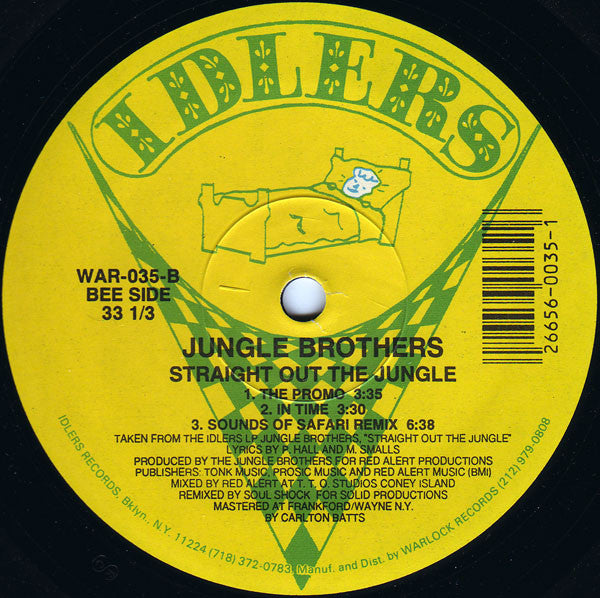 Jungle Brothers : Straight Out The Jungle (12", SRC)