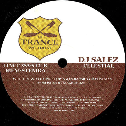 Salez : Equator / Celestial (12")