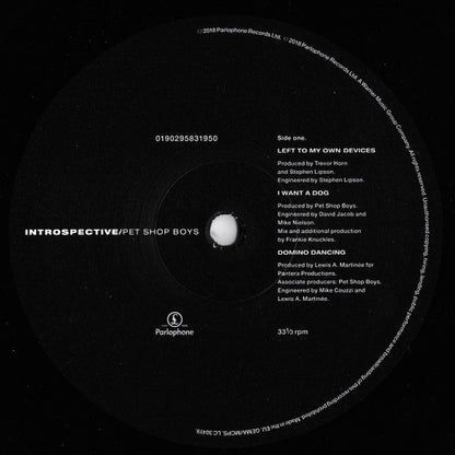 Pet Shop Boys : Introspective (LP, Album, RE, RM, 180)