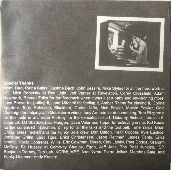 Cut Chemist : Die Cut (CD, Album)