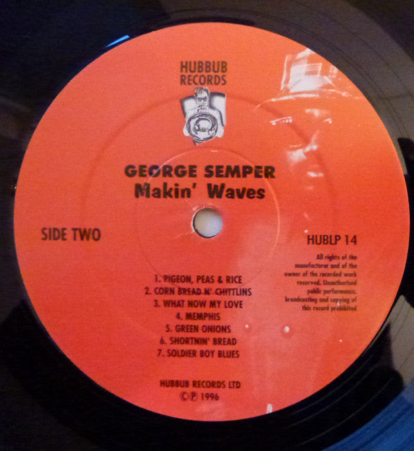George Semper : Makin' Waves (LP, Album, RE)