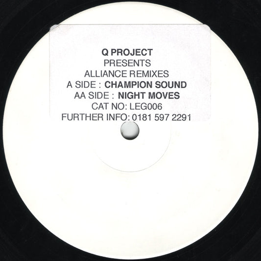 Q Project : Alliance Remixes (12", RE, W/Lbl, Sti)