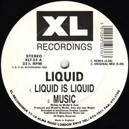 Liquid : The Future Music E.P. (12", EP)