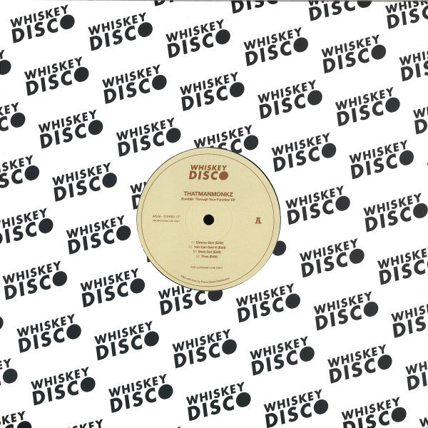 Thatmanmonkz* : Rumblin' Through Your Function EP  (12", EP, Promo)
