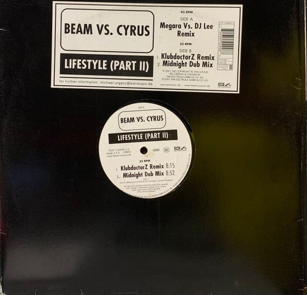 Beam vs. Cyrus : Lifestyle (Part II) (12", Par)