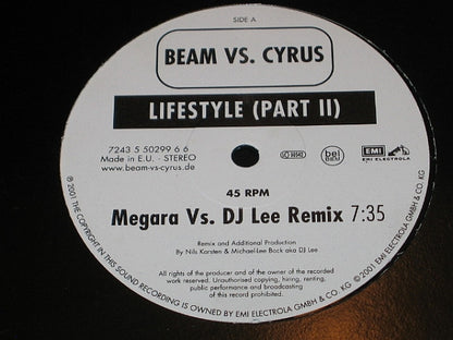 Beam vs. Cyrus : Lifestyle (Part II) (12", Par)